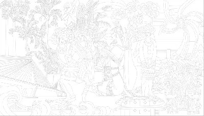 民族團(tuán)結(jié)浮雕雕塑原創(chuàng)手繪設(shè)計(jì)稿